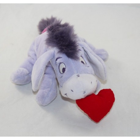 Donkey Bourriquet DISNEY Eeyore's Little Moments Red Heart 20 cm