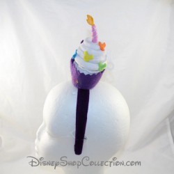Disneyland PARIS Diadema Disney Purple Candle Cumpleaños Diadema 26 cm