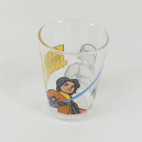 GLASS DISNEY Star Wars Rebels Ezra and Stormtrooper Amora mustard