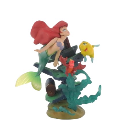 Figur zum Reiten Ariel DISNEY Diorama Cinemagic Die kleine Meerjungfrau PVC 10 cm