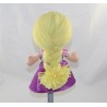 Plush doll Rapunzel DISNEYPARKS purple hair dress 23 cm