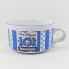 Large bowl Dalmatian puppies DISNEY Studio Moonflower the 101 dalmatians blue blue ceramic white