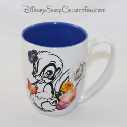 Mug Flower Skunk DISNEYLAND PARIS Copa de cerámica Bambi Disney 10 cm