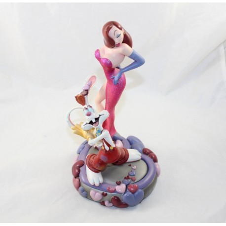 Figur Jessica und Roger Rabbit DISNEY Makrita Schmuckschatulle Harz 27 cm