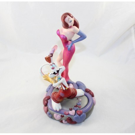 Figure Jessica and Roger Rabbit DISNEY Makrita jewelry box resin 27 cm