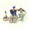 Ensemble de 5 figurines Le Bossu de Notre Dame DISNEY Quasimodo Djali Clopin Gargouilles