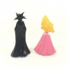 Lot of 2 figurines Sleeping Beauty DISNEY Aurora and Maleficent Pvc