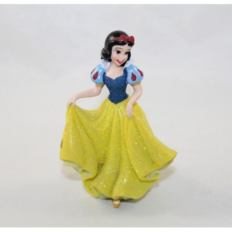 Biancaneve Figurina in resina DISNEYLAND PARIS Biancaneve e i 7 Nani Disney 10 cm