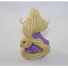 Figura in resina Rapunzel DISNEYLAND PARIS abito viola 11 cm