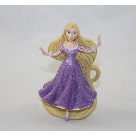 Figura in resina Rapunzel DISNEYLAND PARIS abito viola 11 cm