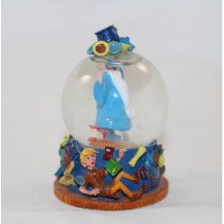 Mini snow globe Merlin l'enchanteur DISNEY Arthur et Archimède petite boule à neige RARE 8 cm