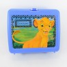 Boîte à déjeuner Le Roi lion Disney lunch box The lion King vintage bleu 20 cm