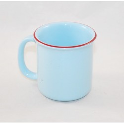 Mug Mickey Mouse DISNEY bleu Mickey folks style émaillé rétro 10 cm
