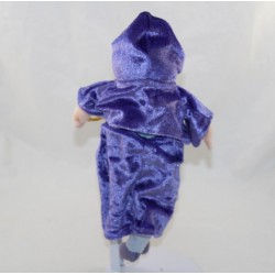 Peluche marraine fée DISNEY STORE robe bleue 30 cm