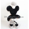 Peluche Mickey DISNEYLAND PARIS noir et blanc Mickey commandant 48 cm
