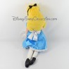 Peluche poupée chiffon DISNEY STORE Alice au Pays des Merveilles robe bleue 54 cm