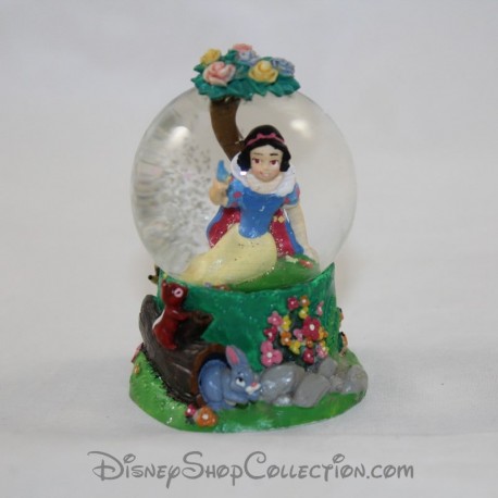 Mini snow globe DISNEY Snow White and the 7 dwarfs small snowball RARE 7 cm
