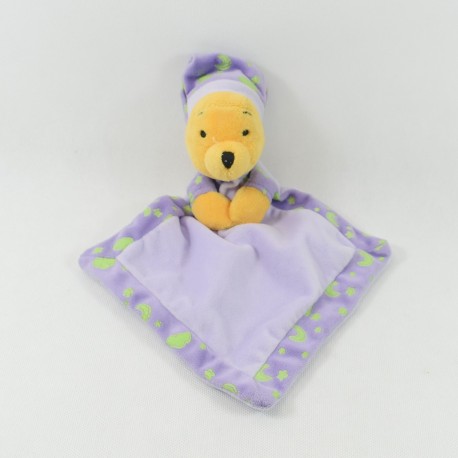 Blanket flat Winnie the pooh DISNEY NICOTOY diamond luminescent purple 30 cm