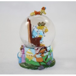 Mini snow globe DISNEY Robin des bois Prince Jean petite boule à neige RARE 8 cm
