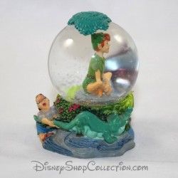 Mini globo de nieve DISNEY Peter Pan pequeña bola de nieve RARE 7 cm