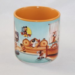 Mug Mickey DISNEY STORE photo memories Mickey mouse orange RARE