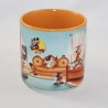 Mug Mickey DISNEY STORE recuerdos de fotos Mickey Mouse naranja RARE