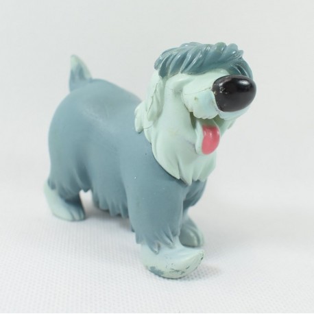 Figura Max perro DISNEY El pequeño perro sirena príncipe Príncipe Eric pvc gris 9 cm