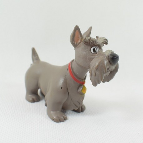 Jock DOG figura DISNEY La Belle y el raro vagabundo gris pvc de 8 cm