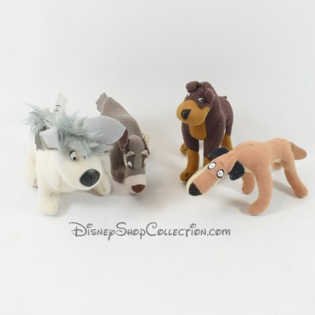 Plüschhunde McDONALD'S Disney La Belle und der Penner 2 Kaid und halsbandfrei 7 cm