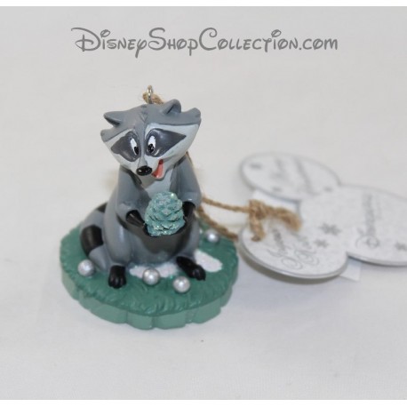 Suspending decoration Meeko raccoon DISNEYLAND PARIS Pocahontas Disney ornament 7 cm