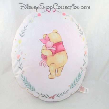 Winnie the POO PRIMARK Disney cuddle oval cushion with Hug Piglet 36 cm
