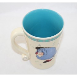 Mug Bourriquet DISNEY STORE tasse beige et bleu en céramique 12 cm