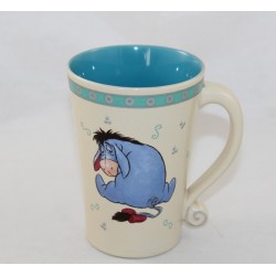 Mug Bourriquet DISNEY STORE tasse beige et bleu en céramique 12 cm