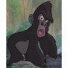 Plüsch Affen DISNEY MATTEL Tarzan gorilla Flynt grau 15 cm