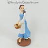 Figura princesa Belle DISNEY STORE Belleza y la bestia vestido azul pvc 9 cm