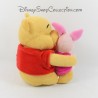 Peluche Winnie the Pooh e Piglet DISNEY Mi manchi cuore rosso 20 cm