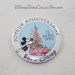 Buon compleanno Badge EURO DISNEY Mickey 12 aprile 1993