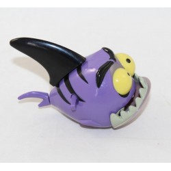 Figurine piranha Mordicus DISNEY McDonald's La petite sirène requin violet