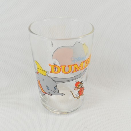 Glass Dumbo AMORA DISNEY elefante Dumbo y Timothy 9 cm