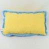 Rectangle cushion Bourriquet DISNEY Winnie the yellow bear blue butterflies 40 cm
