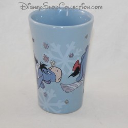 Mug Bourriquet DISNEY STORE azul taza de copo de nieve de cerámica 13 cm