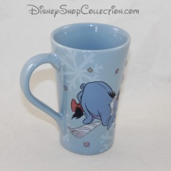 Mug Bourriquet DISNEY STORE flocon de neige tasse bleue en céramique 13 cm