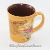 Mug top Winnie the pooh DISNEYLAND PARIS Warning warning ceramic Disney