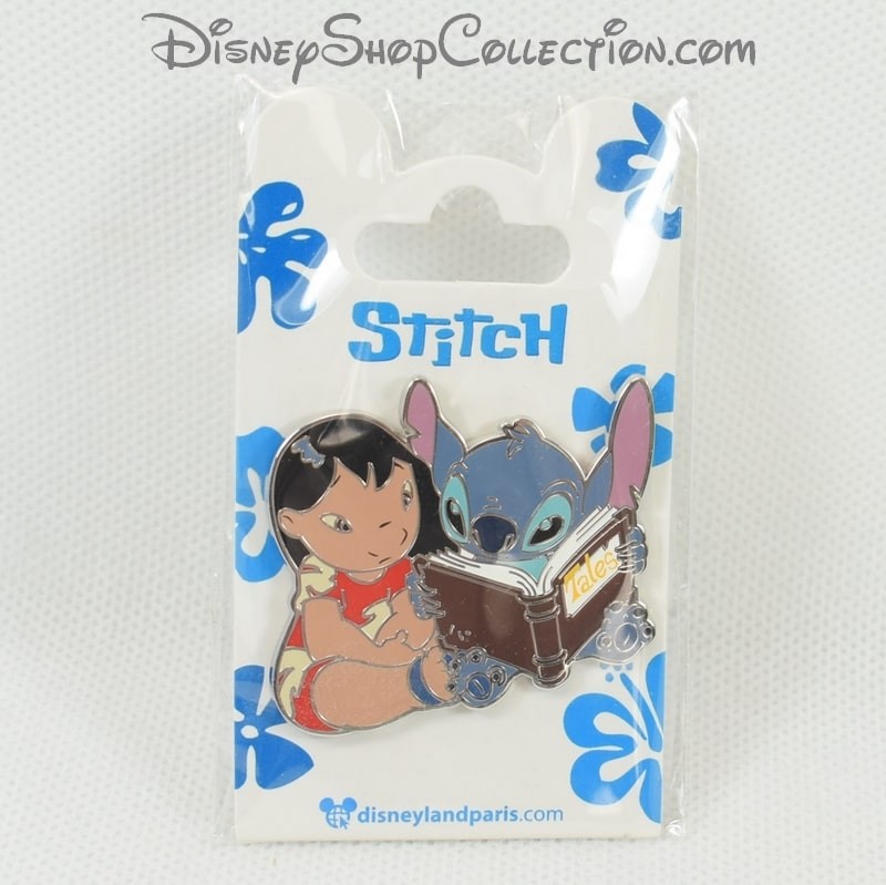 Pin's Stitch DISNEYLAND PARIS Lilo et Stitch livre Disney 4 cm NEUF