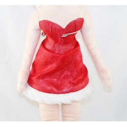 Poupée peluche fée Clochette DISNEY STORE robe rouge avec manteau 55 cm