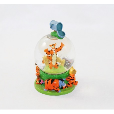 Mini snow globe Tigger DISNEY Winnie the pooh small snowball RARE 6 cm