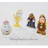 Conjunto de figurillas de pastel de Disney La bella y la bestia topper de pastel 5 cm