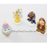 Conjunto de figurillas de pastel de Disney La bella y la bestia topper de pastel 5 cm