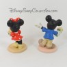 Juego de figurillas Mickey y Minnie DISNEY estatuilla de galleta de porcelana 10 cm