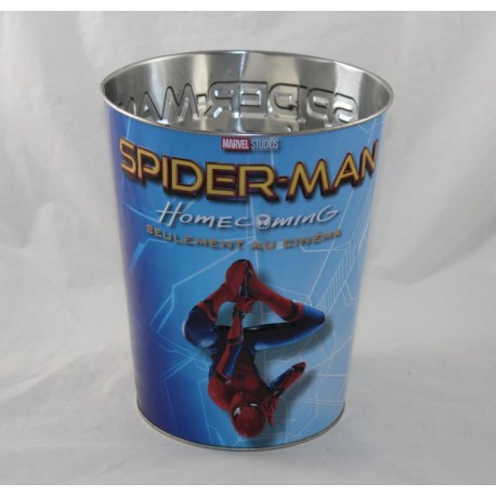 Secchiello popcorn Marvel Spider-Man Homecoming in metallo Disney 21 cm